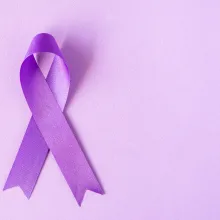 Domestic Violence purple ribbon